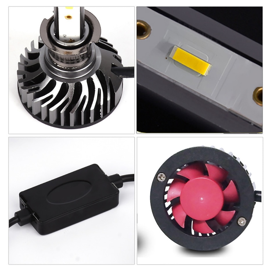 Car LED Headlight Bulbs 2 pcs Set