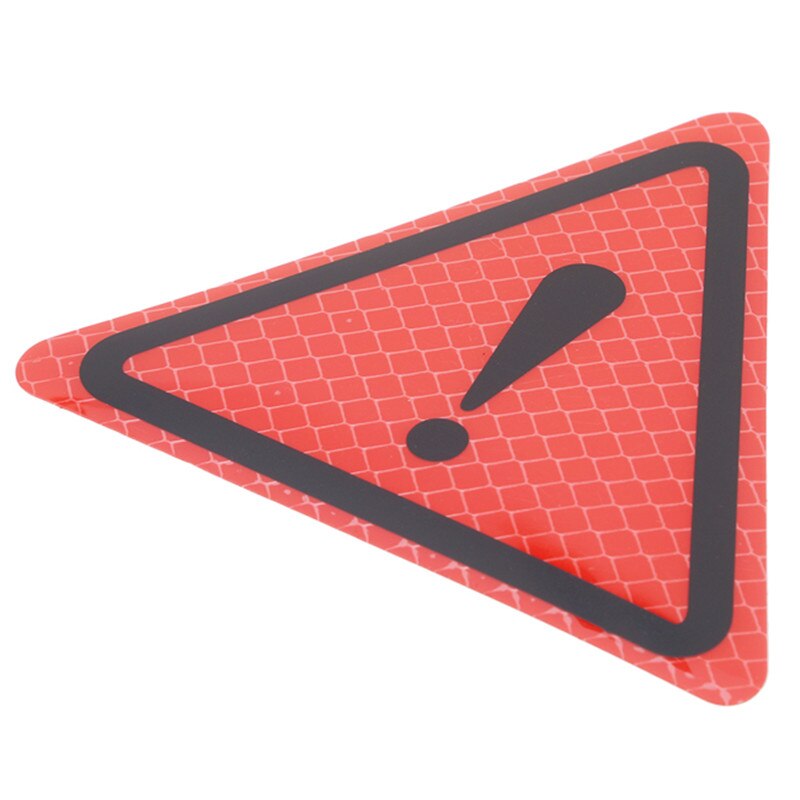 Triangle Exclamation Reflective Warning Sticker Triangle Exclamation Reflective Warning Sticker
