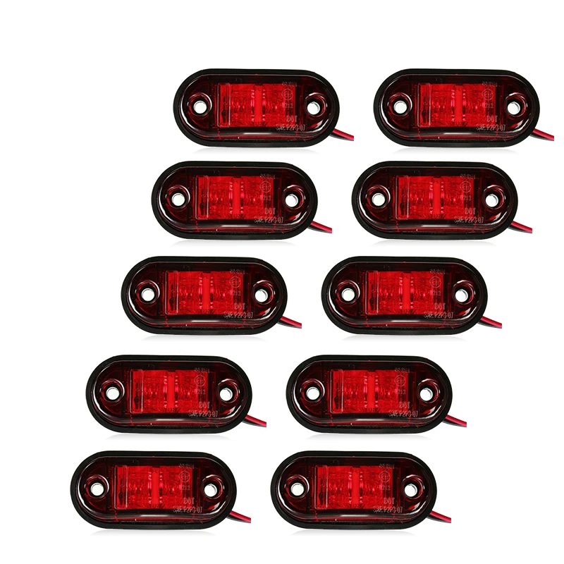Universal Oval Trailer Side Lights Set Universal Oval Trailer Side Lights Set