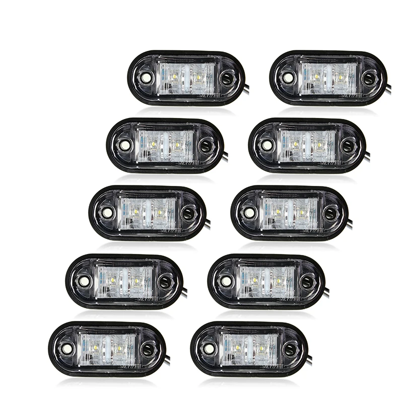 Universal Oval Trailer Side Lights Set Universal Oval Trailer Side Lights Set