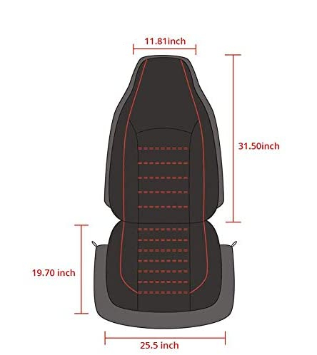 Universal PU Leather Front Car Seat Covers Universal PU Leather Front Car Seat Covers