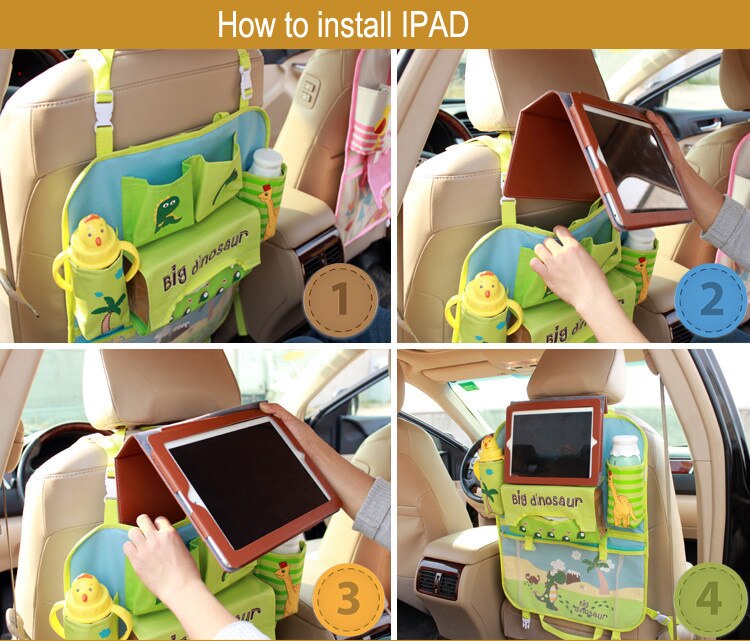 Cartoon Back Seat Organizer For Children Cartoon Back Seat Organizer For Children