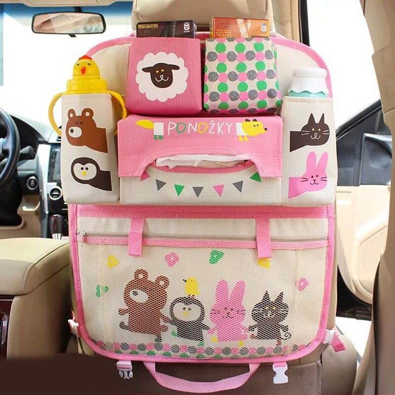 Cartoon Back Seat Organizer For Children Cartoon Back Seat Organizer For Children