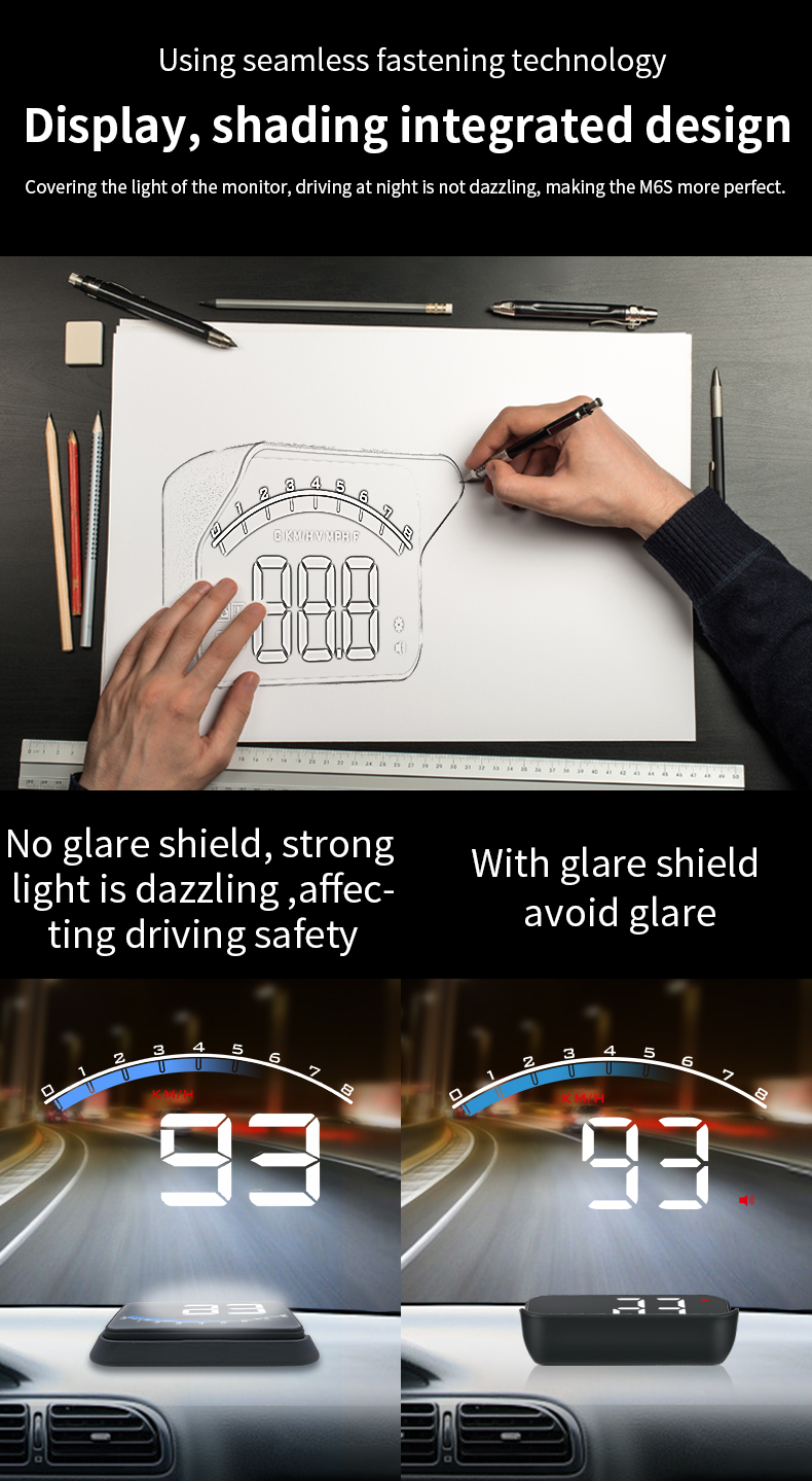 Electronic Speedometer Car HUD Display Electronic Speedometer Car HUD Display