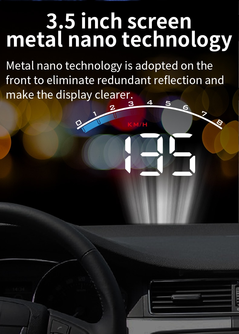 Electronic Speedometer Car HUD Display Electronic Speedometer Car HUD Display