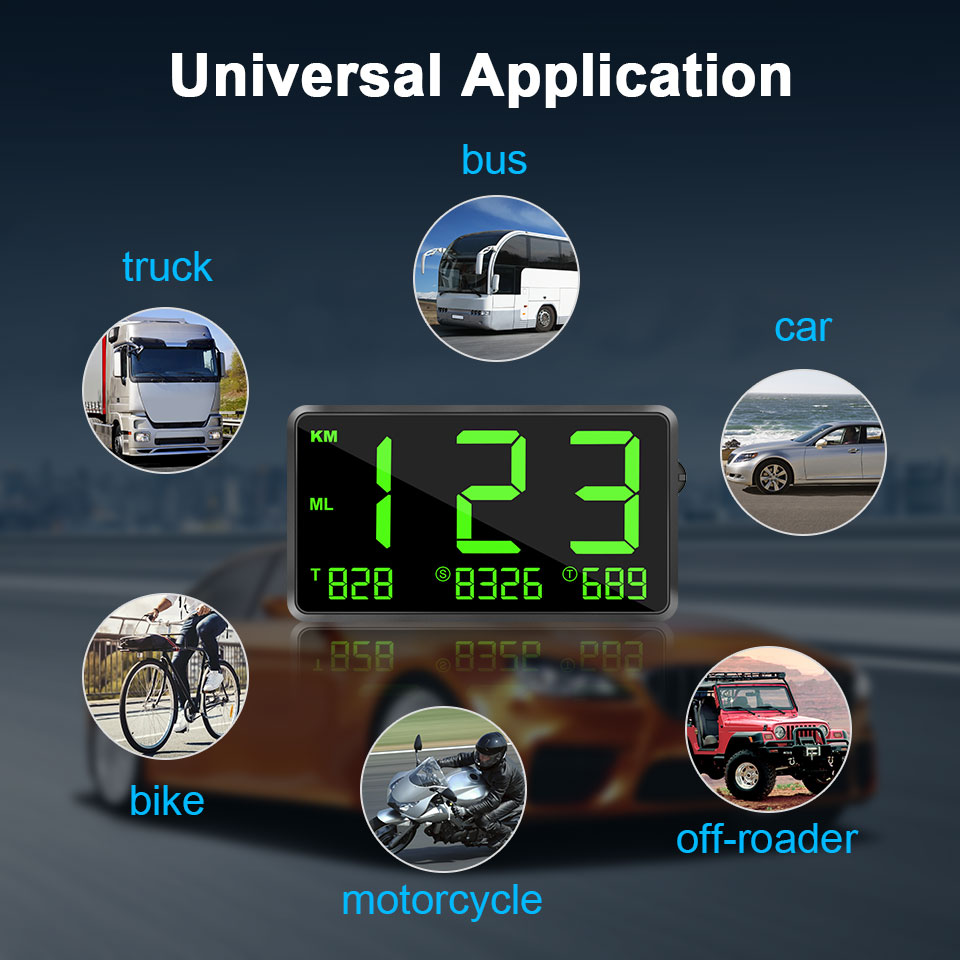 GPS Digital Car HUD Display GPS Digital Car HUD Display