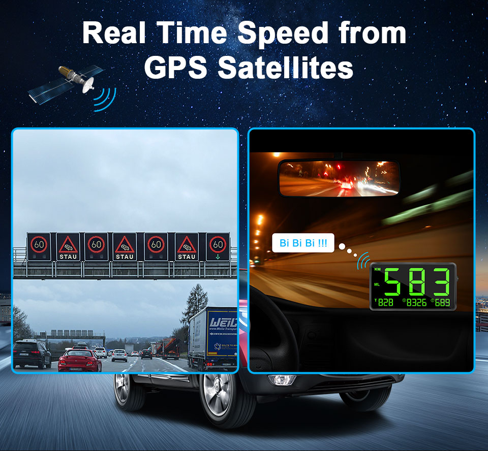 GPS Digital Car HUD Display GPS Digital Car HUD Display