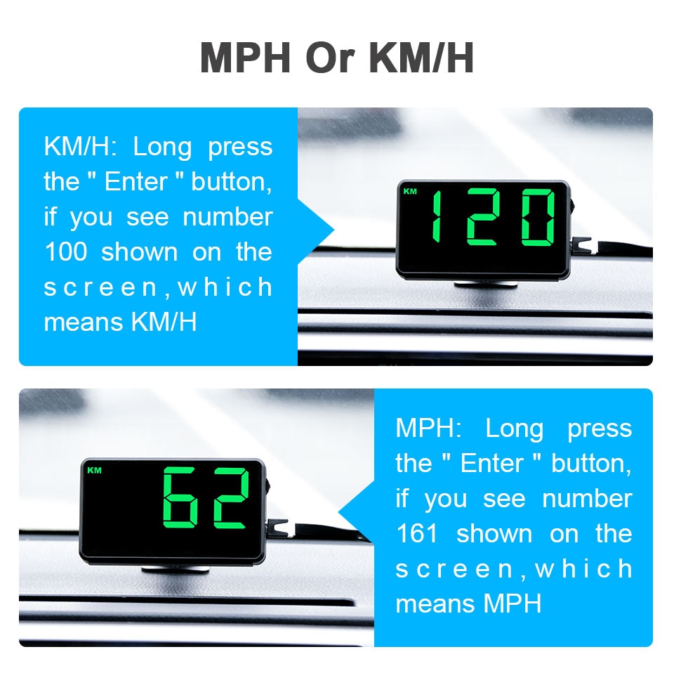 GPS Digital Car HUD Display GPS Digital Car HUD Display