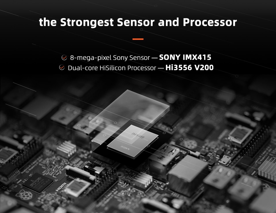 Dual Lens 4K Dashcam with Built-in GPS and Parking Monitior