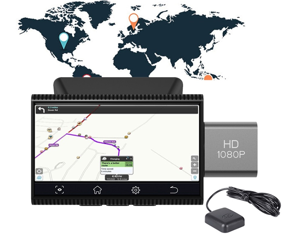 3 inch 4G Android Dashcam with GPS