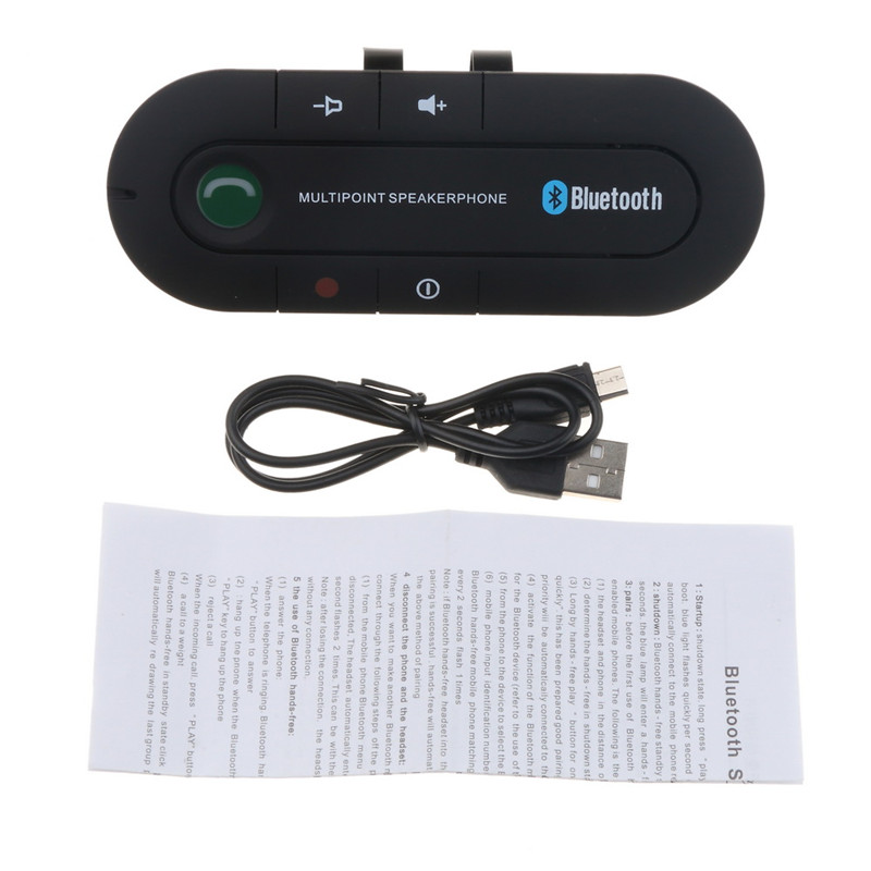 Bluetooth Hands Free Car Visor Mounted Speakerphone Bluetooth Hands Free Car Visor Mounted Speakerphone