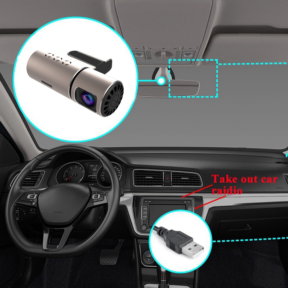 Silver Tube Design 1080P ADAS Dashcam