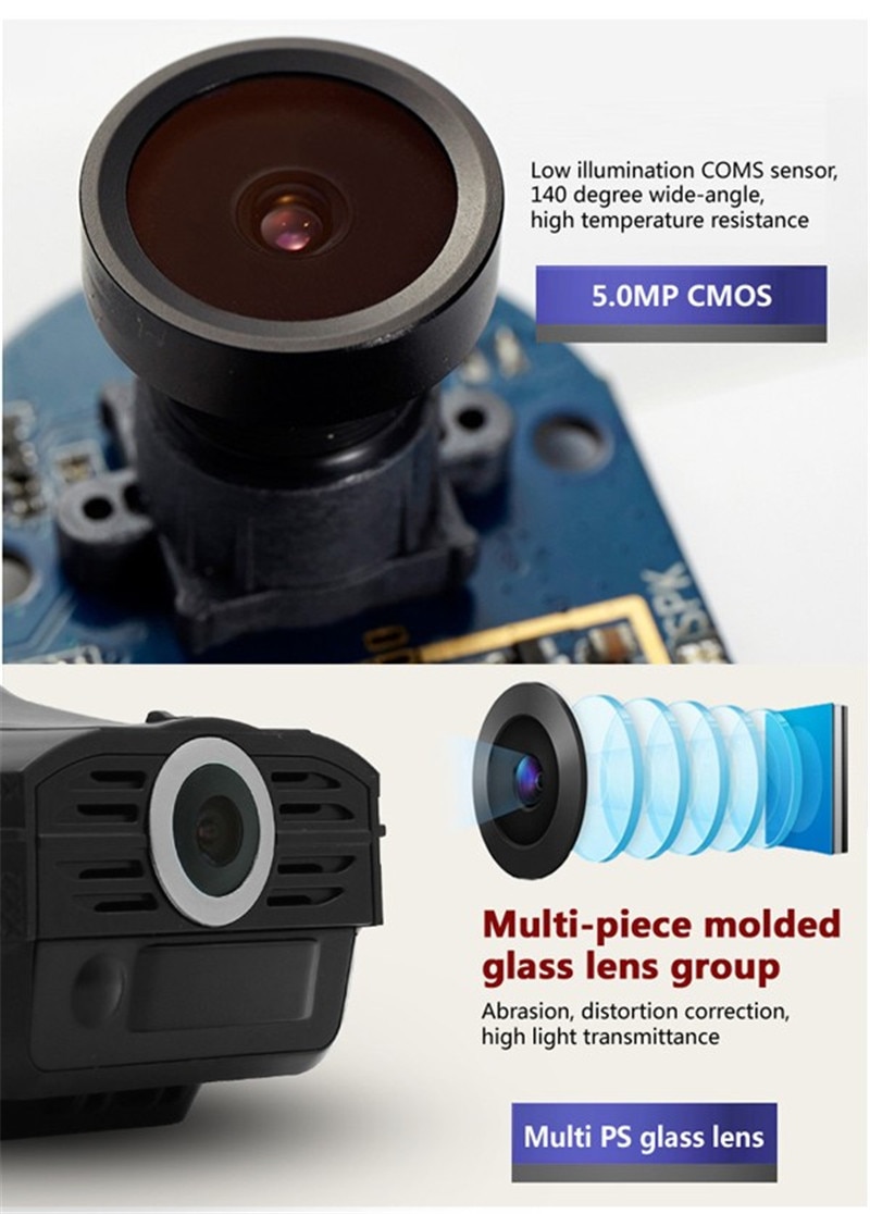 3 in 1 Dashcam with Radar Detector