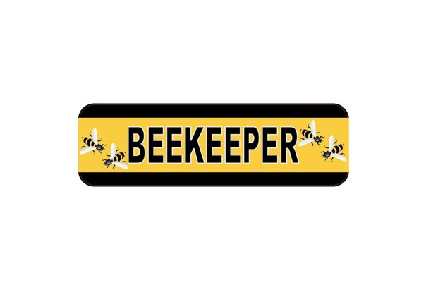 Beekeeper and Bees Car Sticker Beekeeper and Bees Car Sticker
