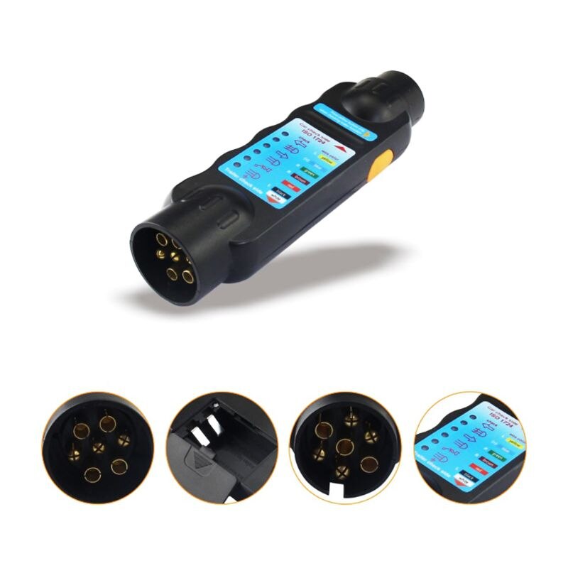 Durable 12V 7-Pin Truck Plug Tester