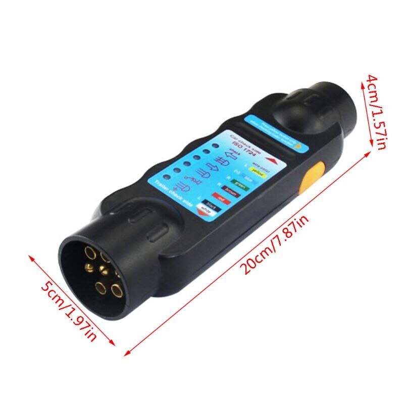 Durable 12V 7-Pin Truck Plug Tester