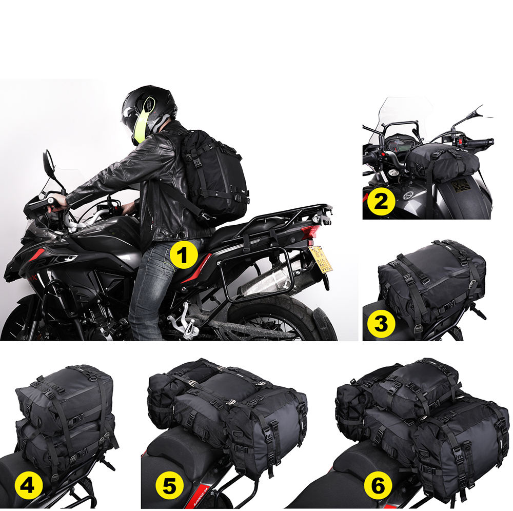 Waterproof Motorcycle Rear Seat Bag Waterproof Motorcycle Rear Seat Bag