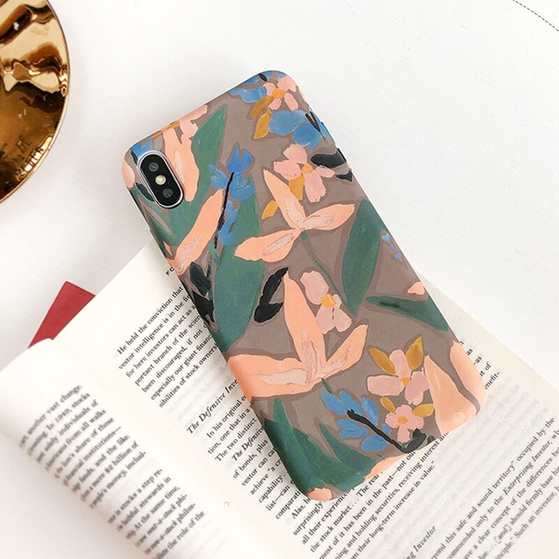 Colorful Flowers Patterned iPhone Case Colorful Flowers Patterned iPhone Case