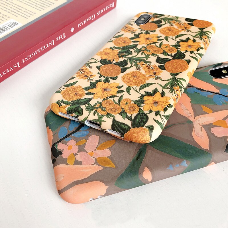 Colorful Flowers Patterned iPhone Case Colorful Flowers Patterned iPhone Case