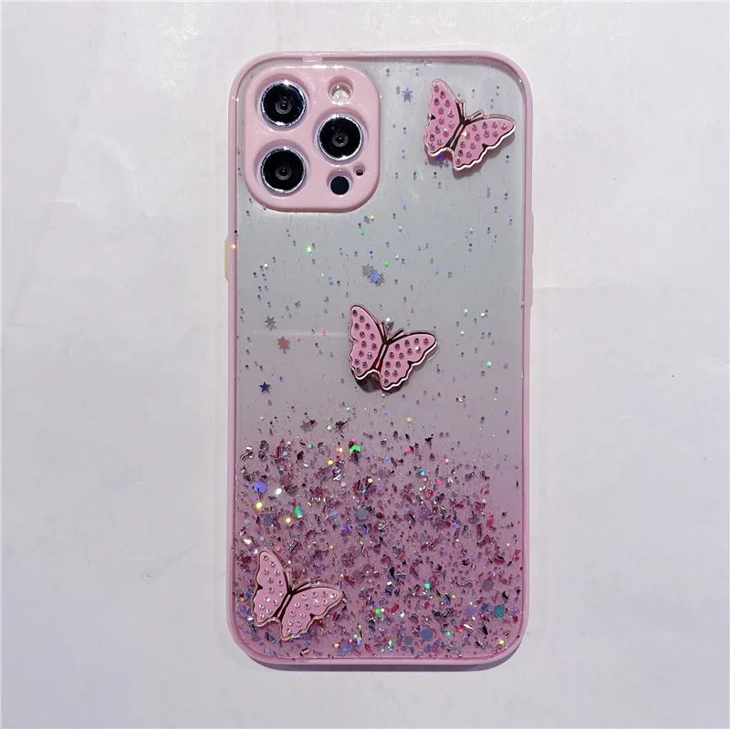 3D Bling Butterfly Soft Silicone Case for iPhone 3D Bling Butterfly Soft Silicone Case for iPhone