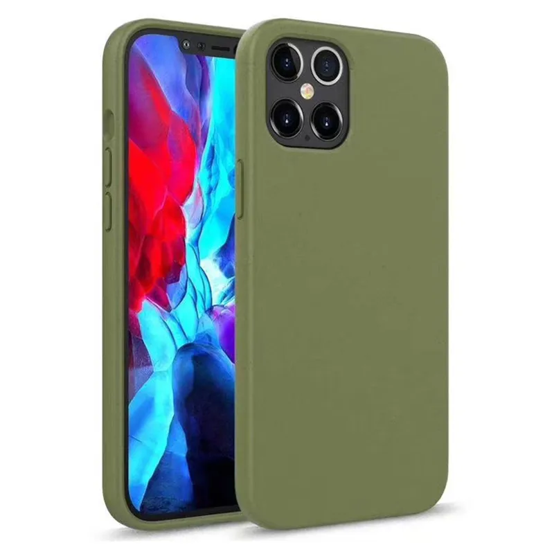 Shockproof Wheat Straw Phone Case for iPhone