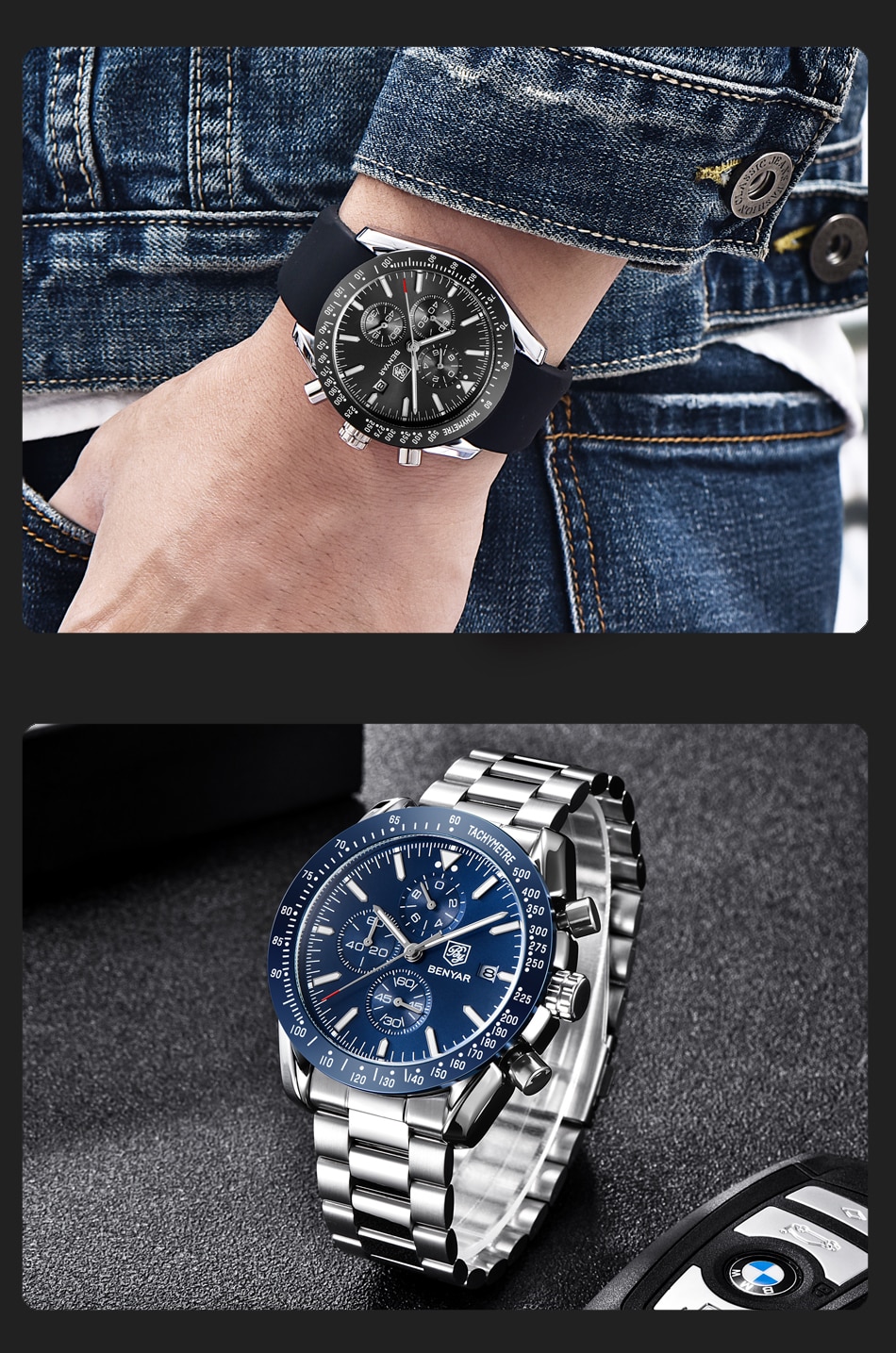 Men's Luxury Leather Watches Men's Luxury Leather Watches