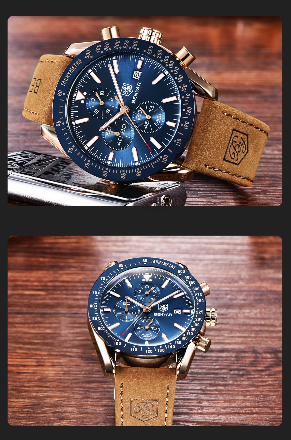 Men's Luxury Leather Watches Men's Luxury Leather Watches