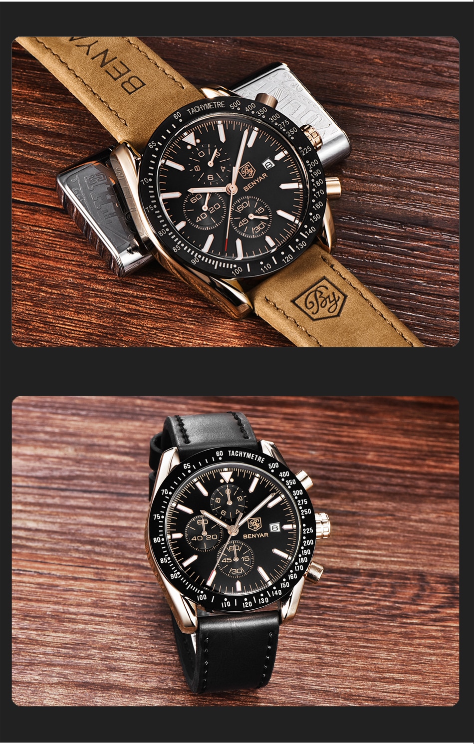 Men's Luxury Leather Watches Men's Luxury Leather Watches