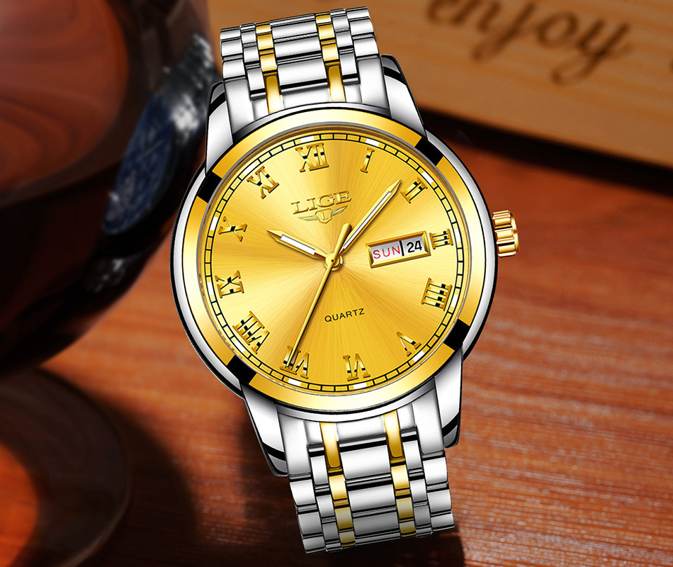 Men's Classic Stainless Steel Quartz Watch