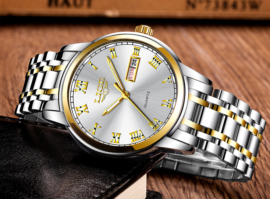 Men's Classic Stainless Steel Quartz Watch