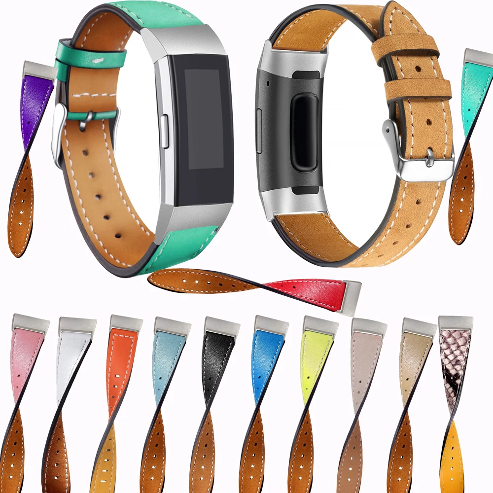 Fitbit Charge 3 Watch Leather Replacement Bands Fitbit Charge 3 Watch Leather Replacement Bands