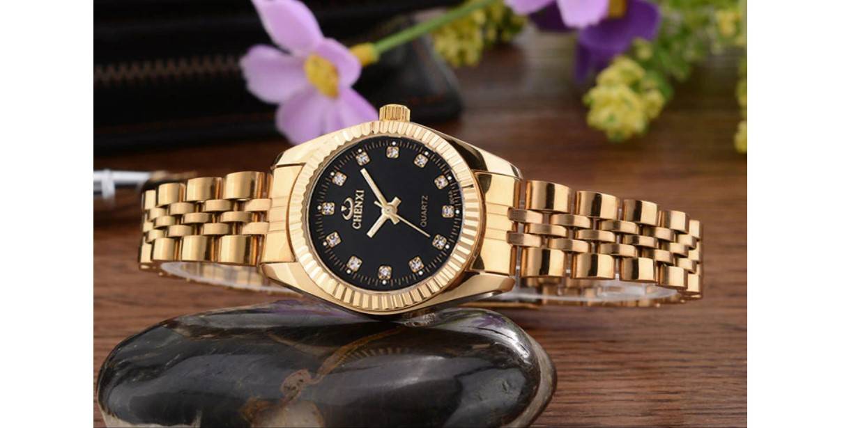 Solid Stainless Steel Couple Watches