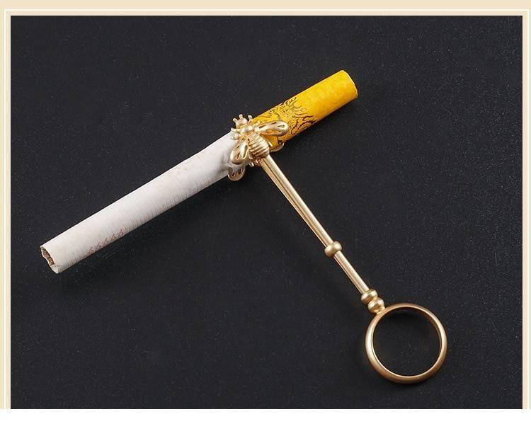 Bee Shaped Cigarette Ring Holder For Women Bee Shaped Cigarette Ring Holder For Women