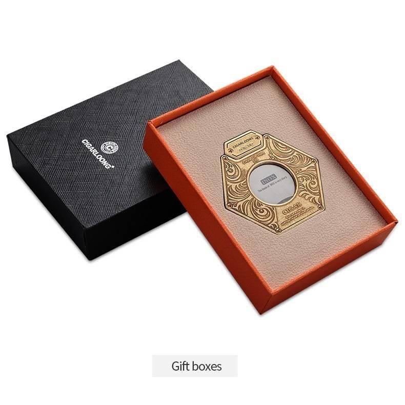 Carved Hexagonal Cigar Cutter Carved Hexagonal Cigar Cutter