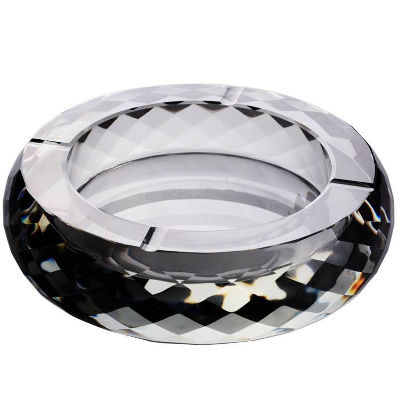 Crystal Glass Round Ashtray Crystal Glass Round Ashtray