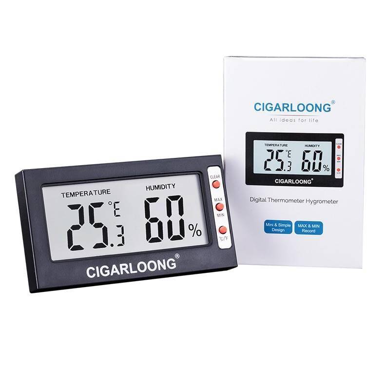 Digital Hygrometer for Cigar Box Digital Hygrometer for Cigar Box
