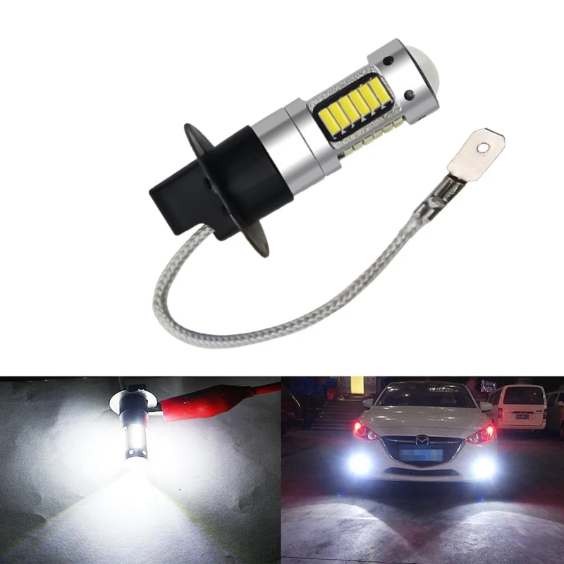 H3 LED Bulb 25W 4014 30SMD White Fog Light for Car H3 LED Bulb 25W 4014 30SMD White Fog Light for Car