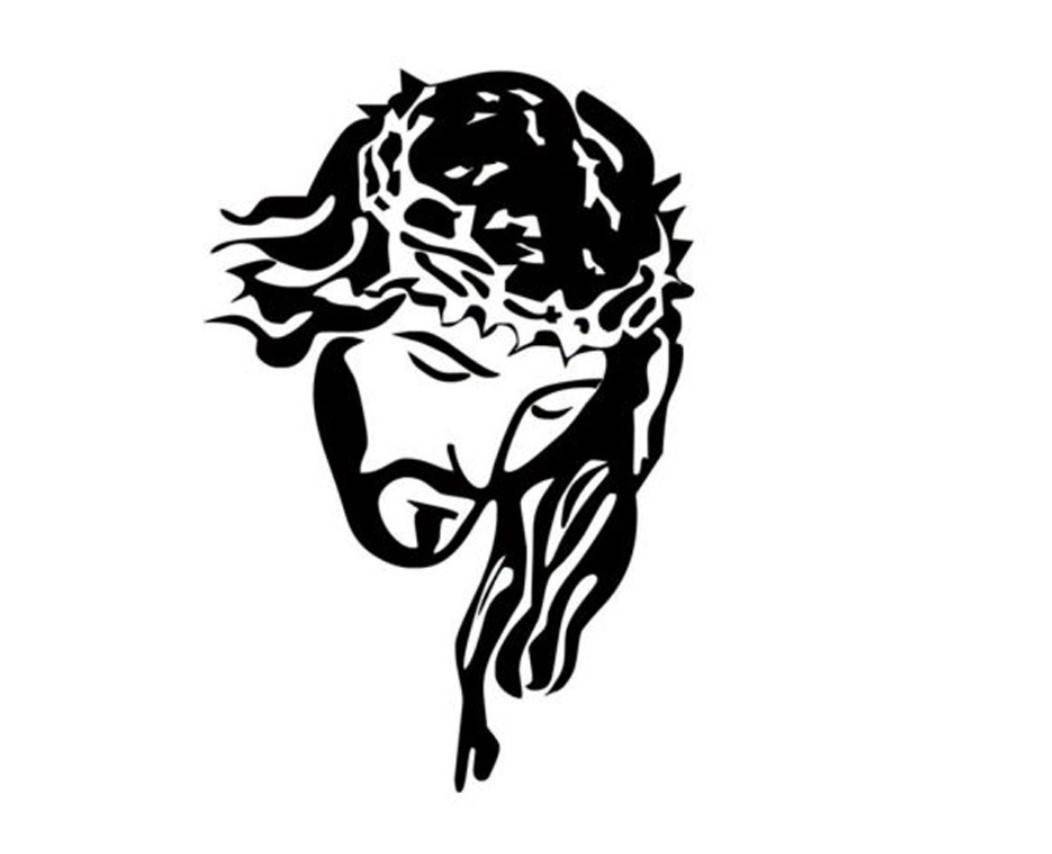 Jesus Christ Car Sticker