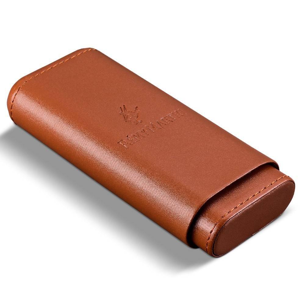 Leather Cigar Case with Built-in Humidor Leather Cigar Case with Built-in Humidor