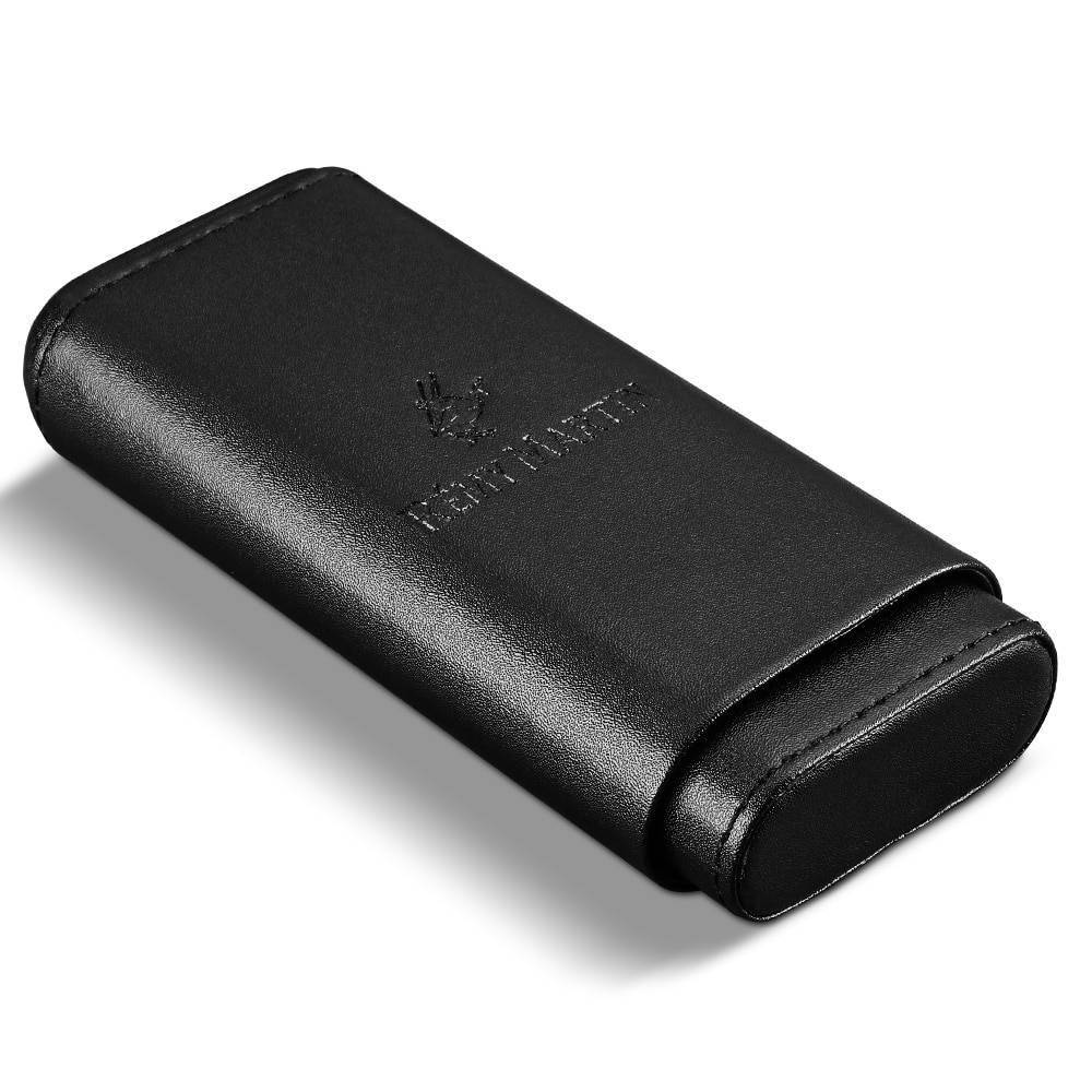 Leather Cigar Case with Built-in Humidor Leather Cigar Case with Built-in Humidor