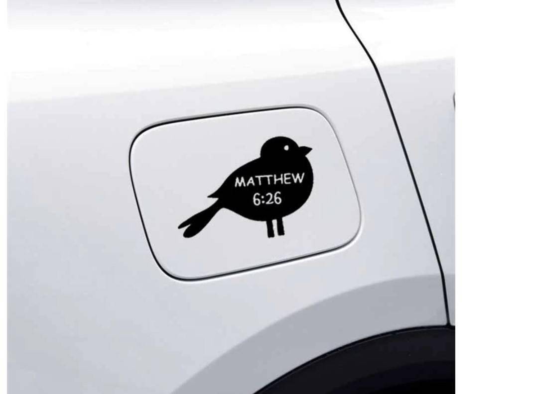 Matthew 6:26 Car Sticker Matthew 6:26 Car Sticker