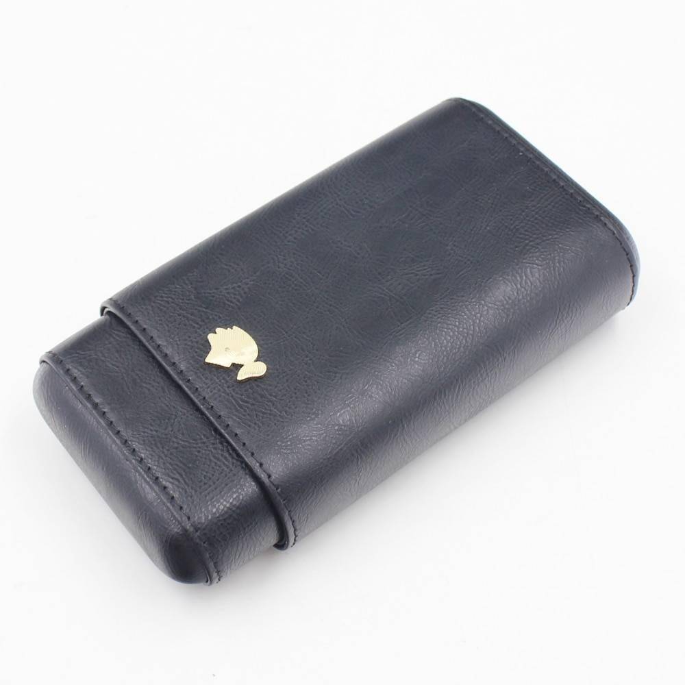 Portable Leather Cigar Case for 3 Cigars Portable Leather Cigar Case for 3 Cigars