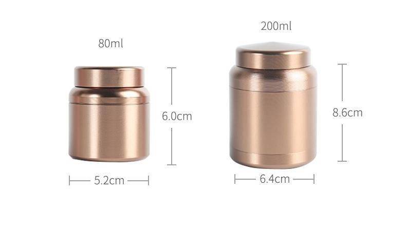 Smell-Proof Aluminum Alloy Tobacco Container Smell-Proof Aluminum Alloy Tobacco Container