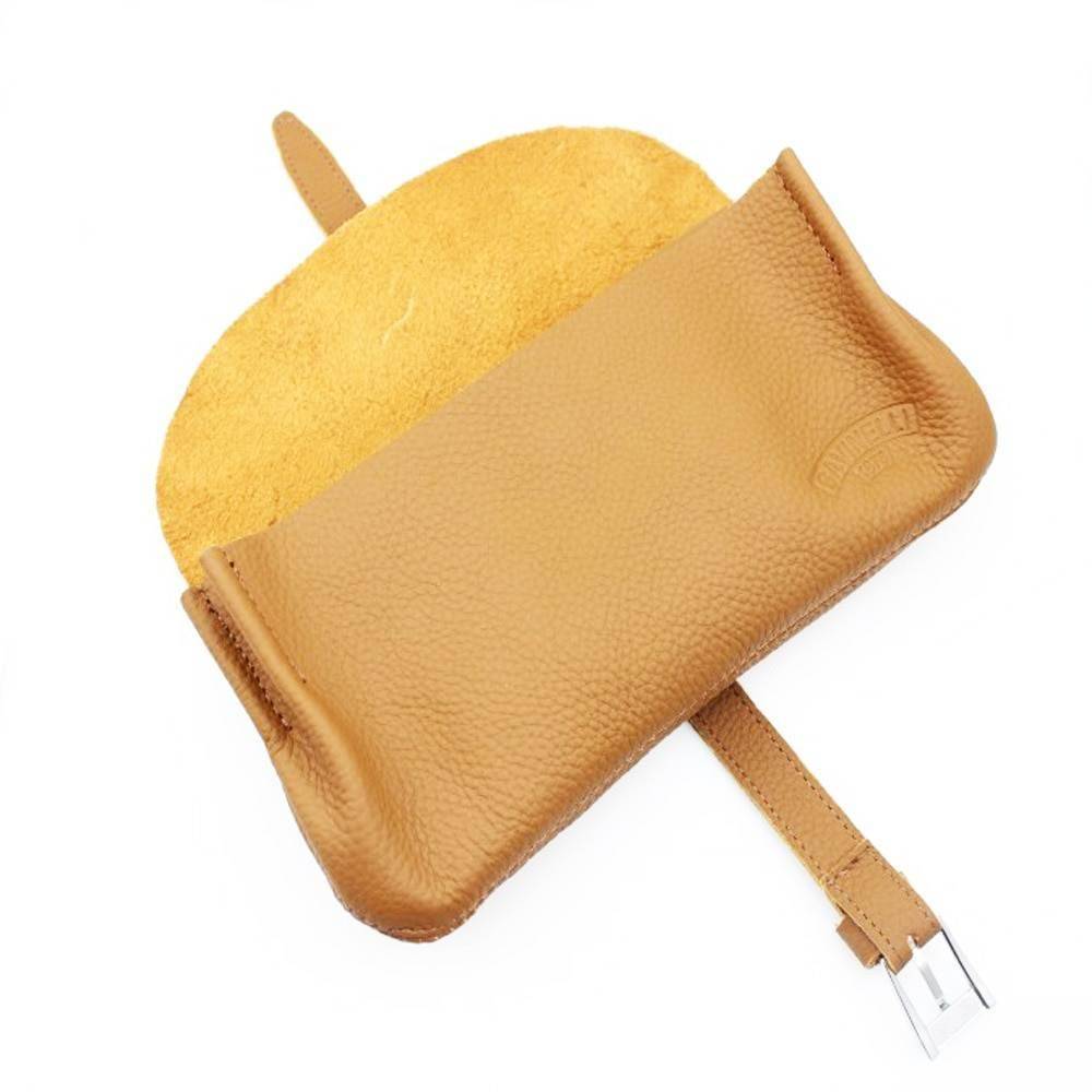 Soft Genuine Leather Pipe Carrying Bag