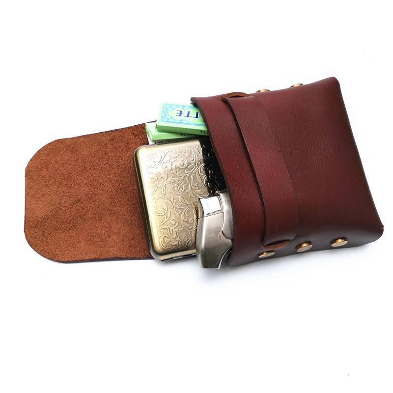 Square Shaped Handmade Tobacco Pouch Square Shaped Handmade Tobacco Pouch