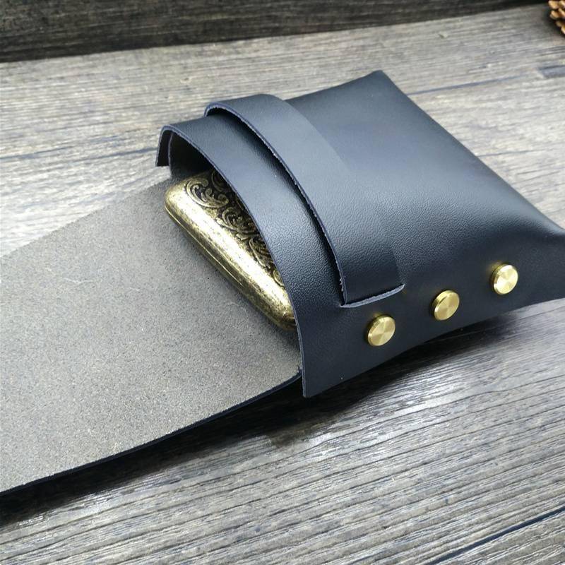 Square Shaped Handmade Tobacco Pouch Square Shaped Handmade Tobacco Pouch